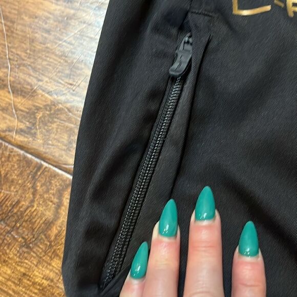 L-RL Lauren Active Black side zip/vent pants, 10! - Picture 4 of 12